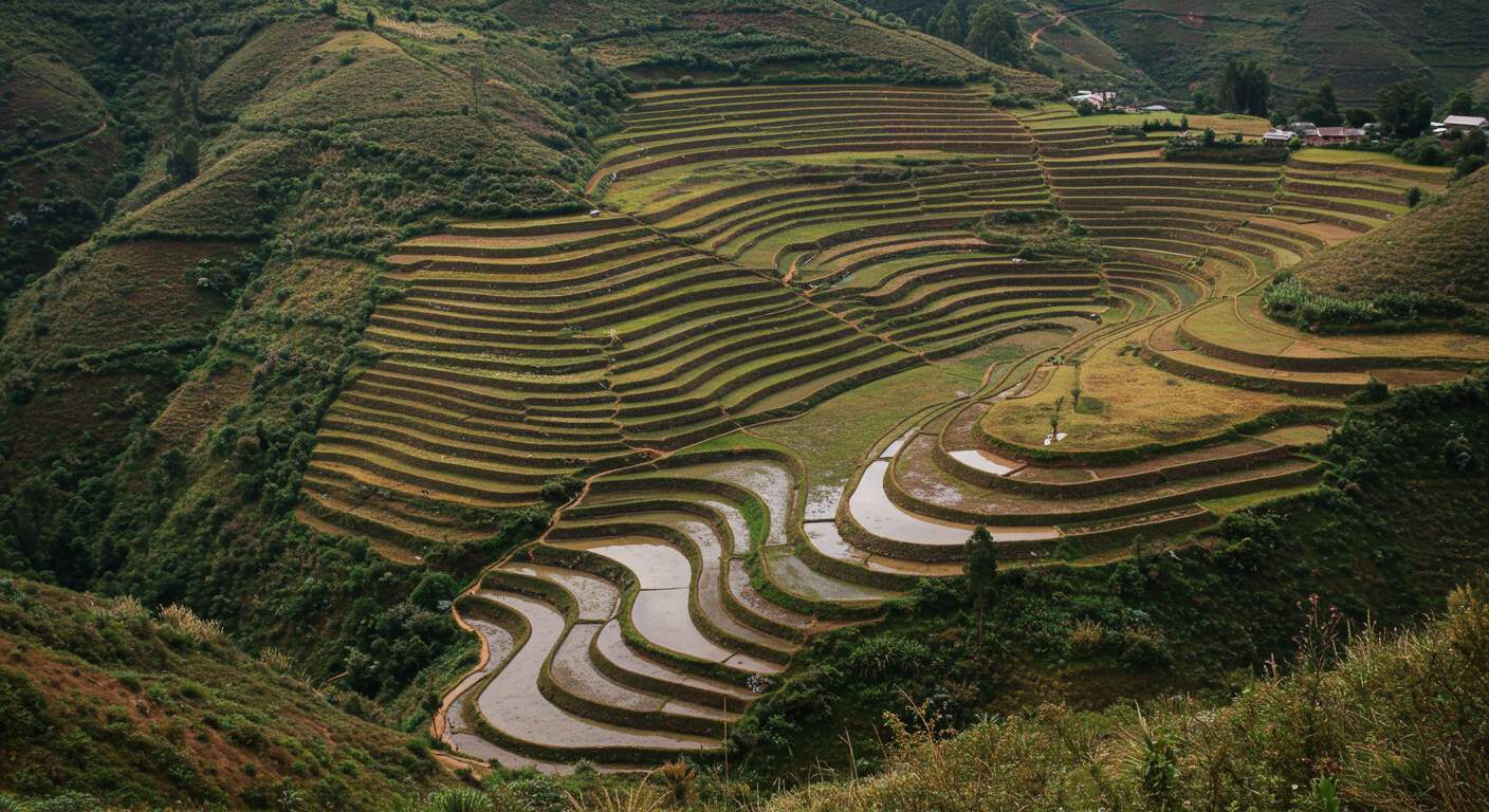 Террасирование и использование природного рельефа