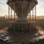 Котлованы для водонапорных башен