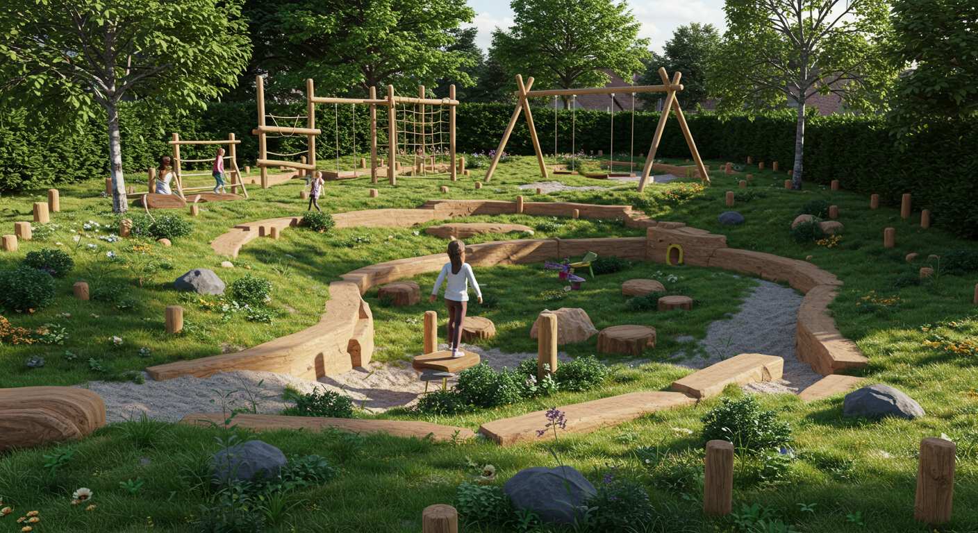 Террасирование и устройство зоны для детей