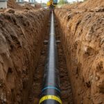 Траншеи для промышленных газопроводов