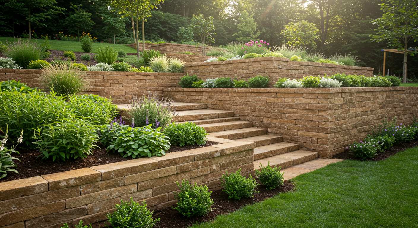 Модульные подпорные системы при террасировании