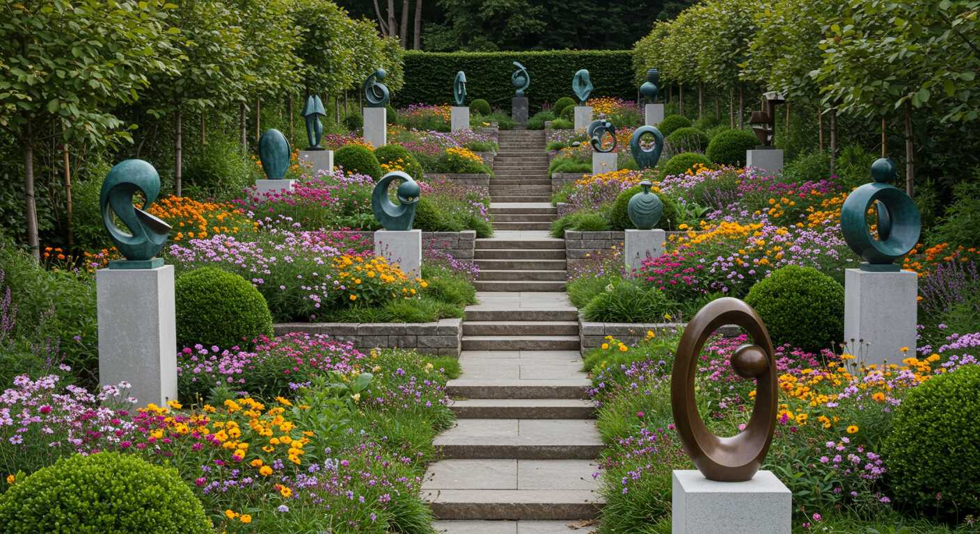 Террасирование и создание садовых скульптур