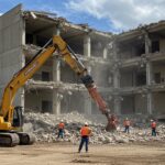 Демонтаж и вывоз конструкций
