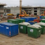 Аренда контейнеров для вывоз мусора на стройплощадке
