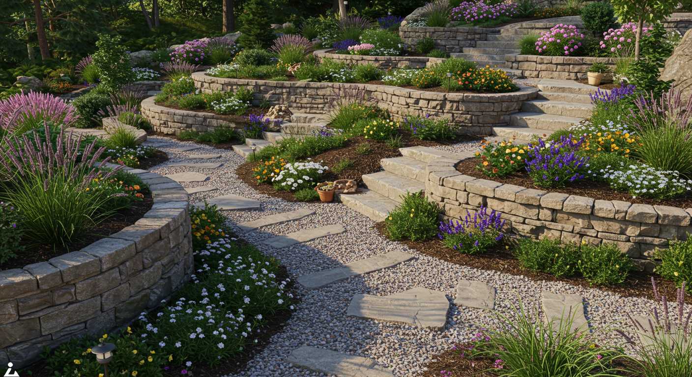 Террасирование и использование щебня в благоустройстве