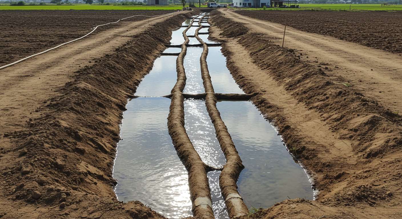 Траншеи под водопровод