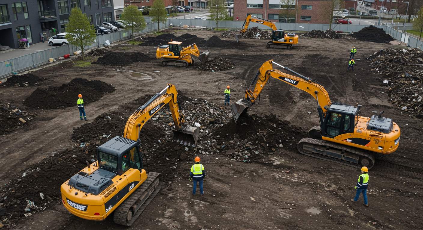 Вывоз чернозема и земельных отходов для организаций