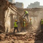 Удаление устаревших строительных элементов