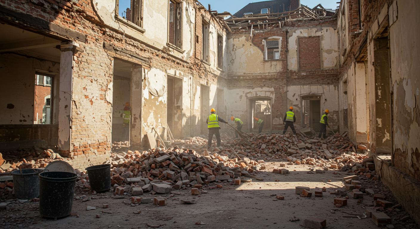 Демонтаж и вывоз строительных материалов