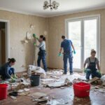 Очистка и демонтаж перед ремонтом