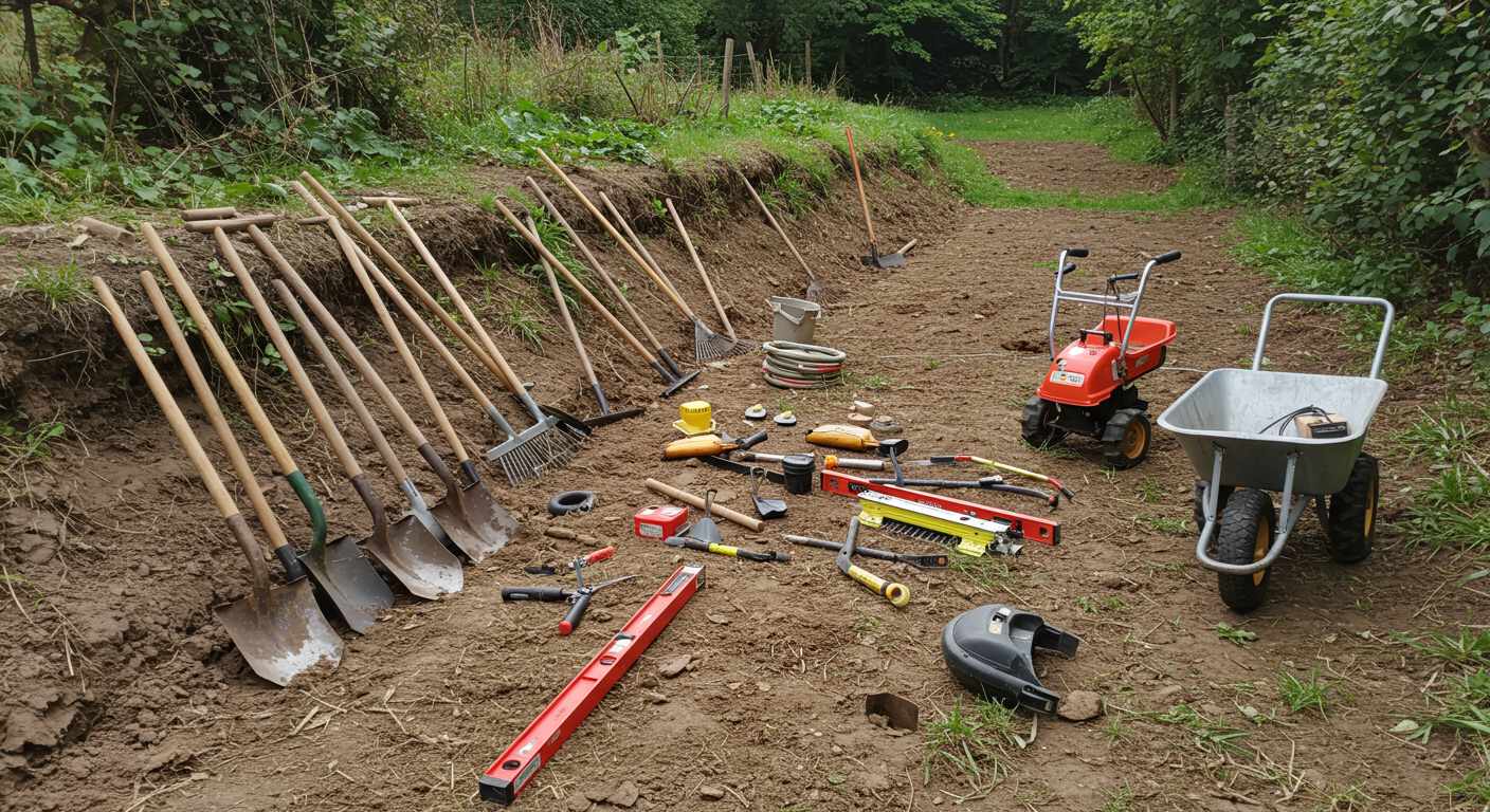 Необходимая техника для террасирования участка