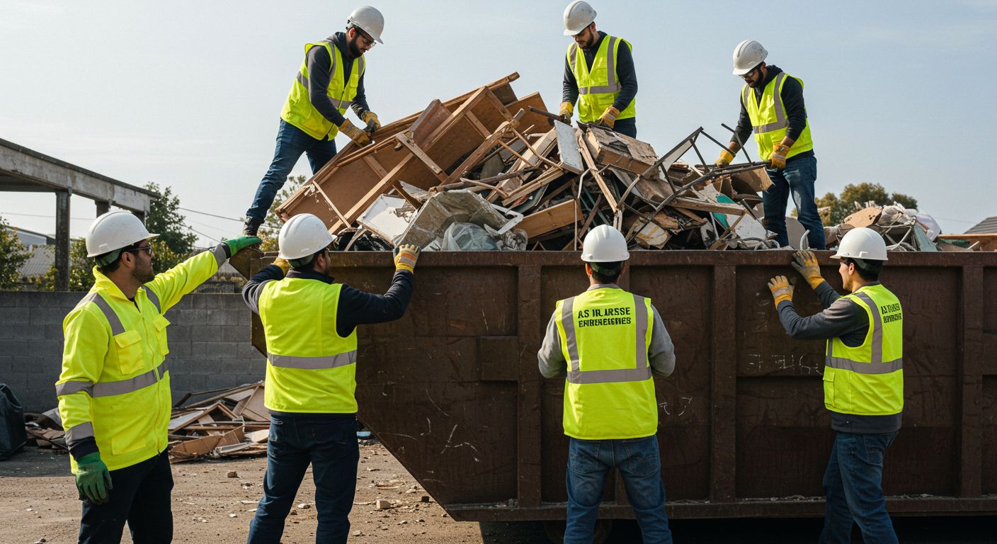Вывоз строительных отходов для организаций