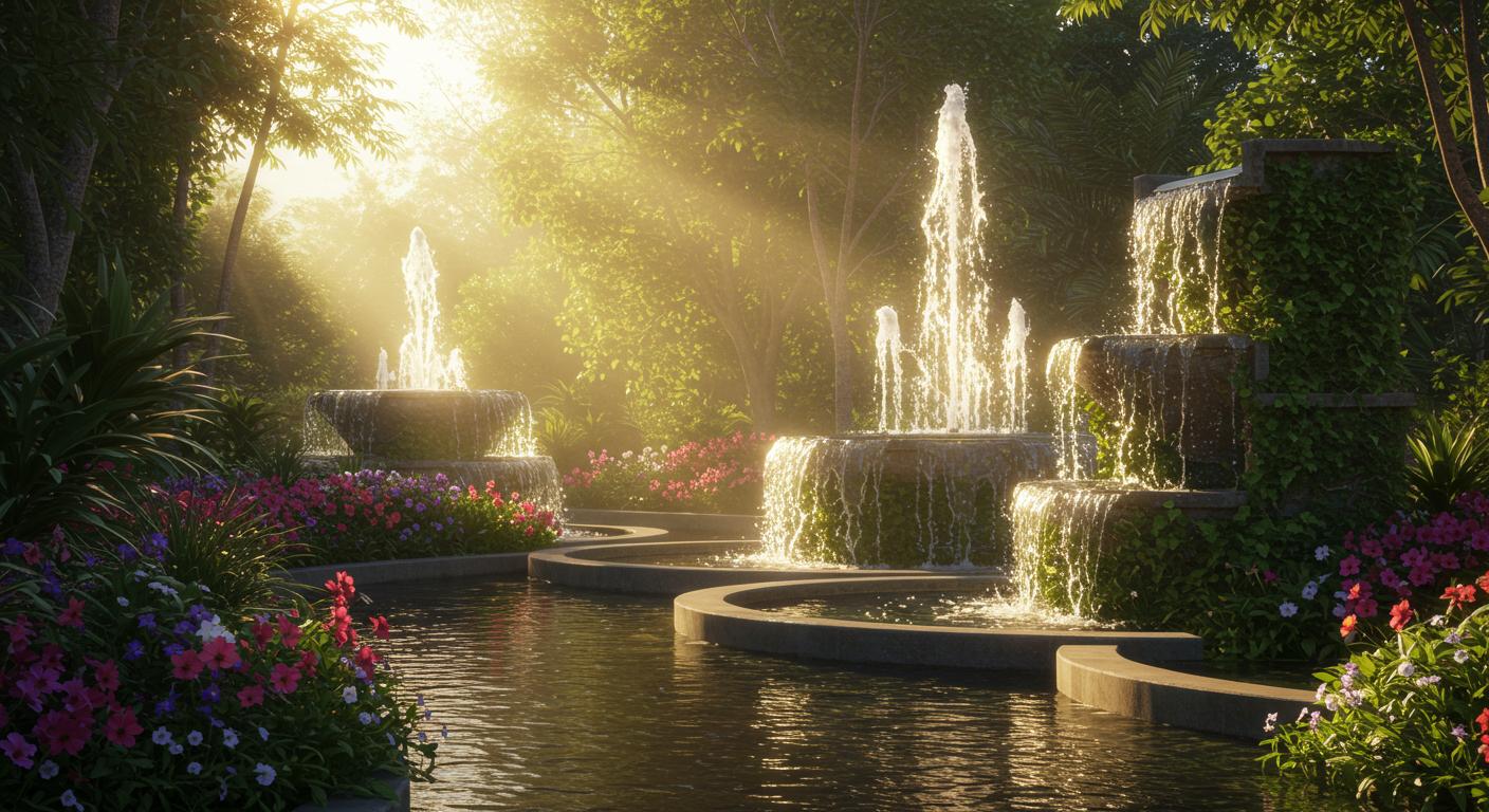 Фонтаны и водные объекты