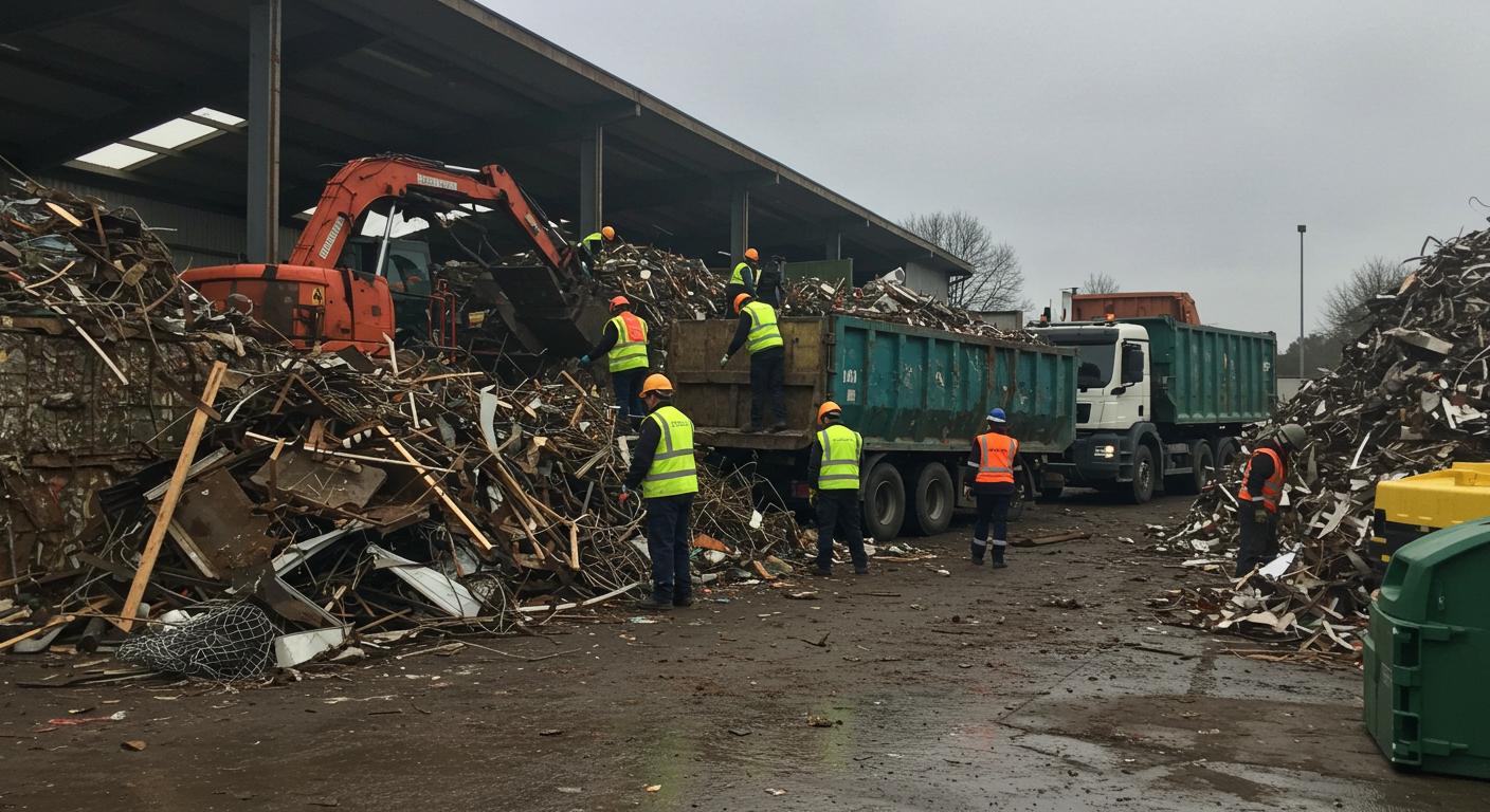Вывоз металлолома и древесных отходов