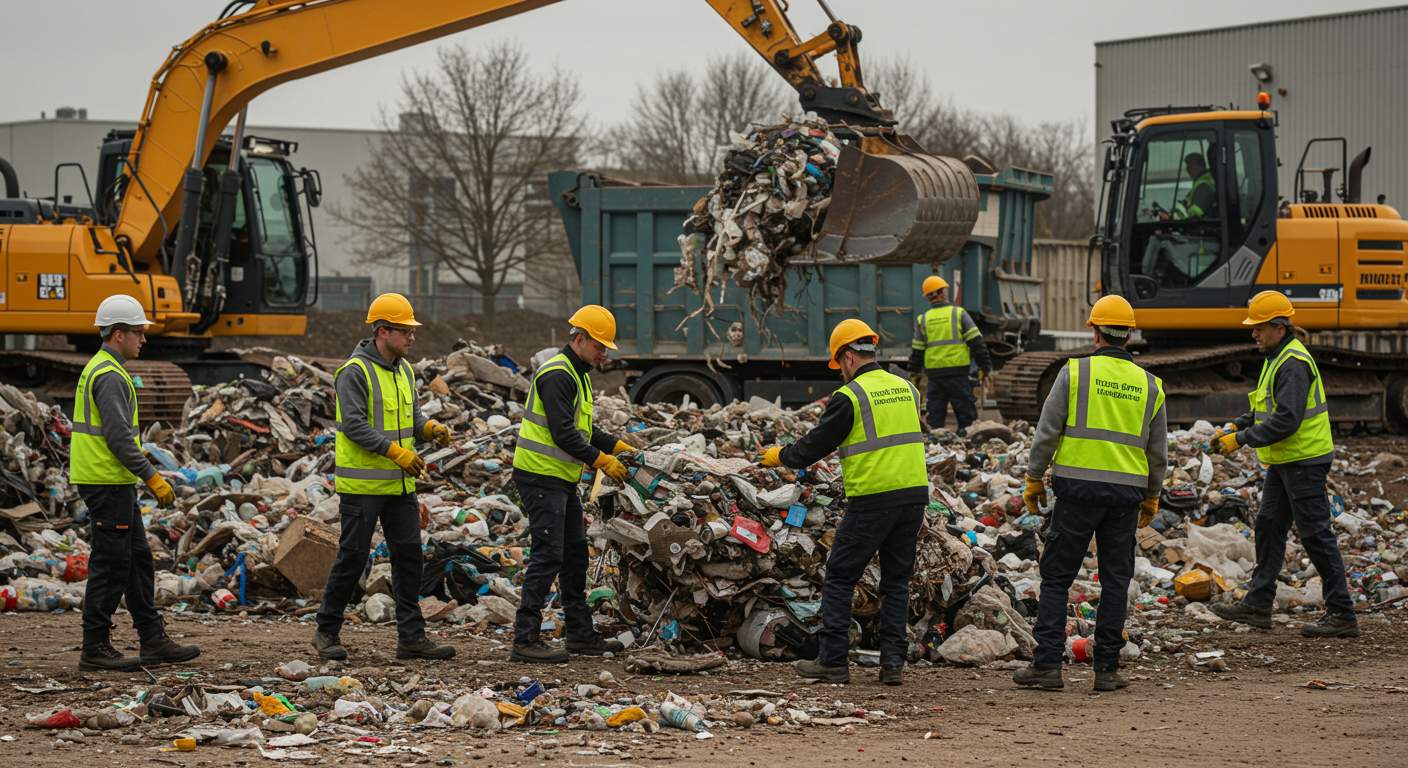 Вывоз крупногабаритного мусора для организаций