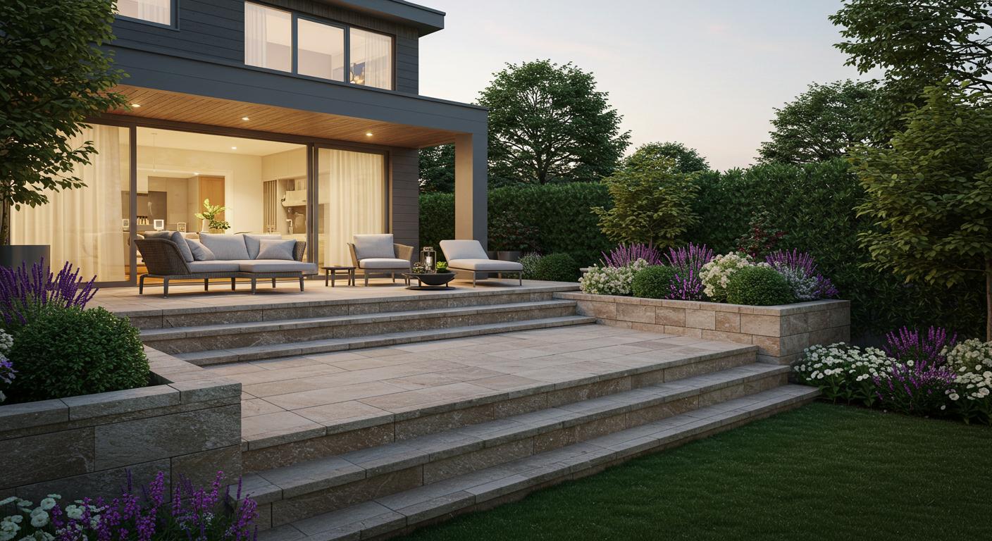 Террасирование и устройство патио